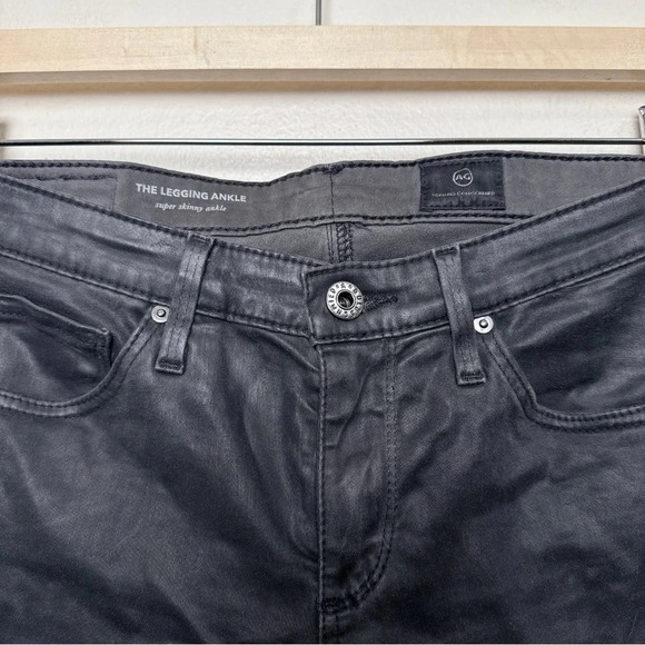 ADRIANO GOLDSCHMIED AG Womens 26 Legging Ankle Coated Jeans - Picture 9 of 15